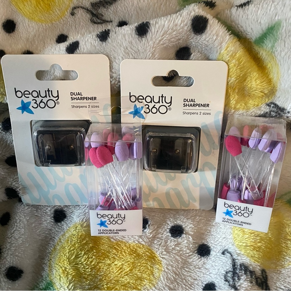 Beauty 360 Dual Sharpener and Applicators Set